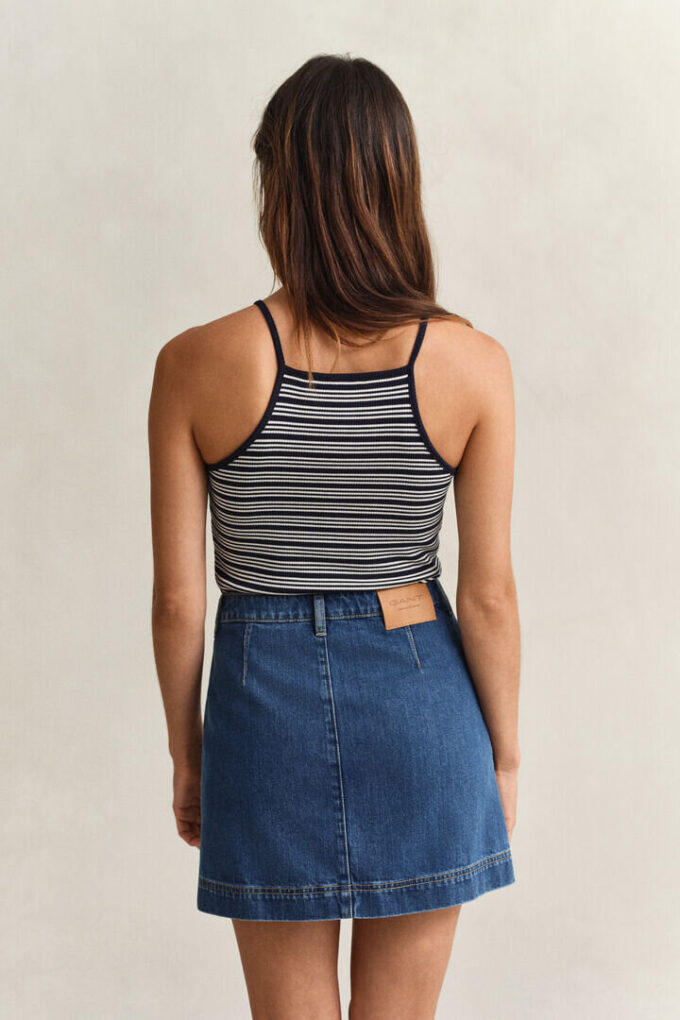 Striped Halterneck Tank Top Striped Halterneck Tank Top
