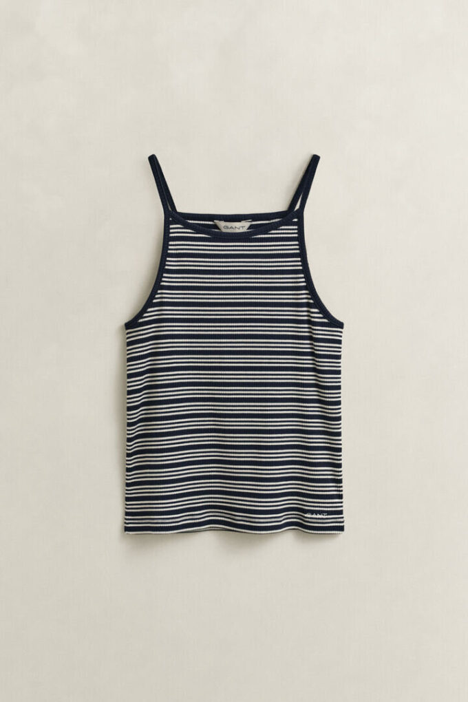 Striped Halterneck Tank Top Striped Halterneck Tank Top