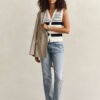 Striped Knit Vest Striped Knit Vest