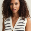 Striped Knit Vest Striped Knit Vest