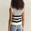 Striped Knit Vest Striped Knit Vest