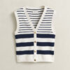 Striped Knit Vest Striped Knit Vest