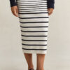 Striped Knitted Pencil Skirt Striped Knitted Pencil Skirt