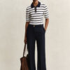 Striped Knitted Rugger