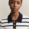 Striped Knitted Rugger