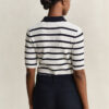 Striped Knitted Rugger