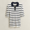 Striped Knitted Rugger