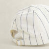 Striped Linen Blend Cap Striped Linen Blend Cap