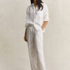 Striped Linen Blend Pants Striped Linen Blend Pants