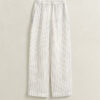 Striped Linen Blend Pants Striped Linen Blend Pants