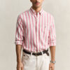 Striped Linen Blend Shirt Striped Linen Blend Shirt