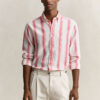 Striped Linen Blend Shirt Striped Linen Blend Shirt