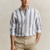 Striped Linen Blend Shirt Striped Linen Blend Shirt