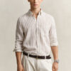 Striped Linen Blend Shirt Striped Linen Blend Shirt