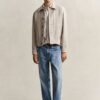 Striped Linen Blend Shirt Striped Linen Blend Shirt