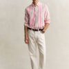 Striped Linen Blend Shirt Striped Linen Blend Shirt
