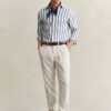 Striped Linen Blend Shirt Striped Linen Blend Shirt