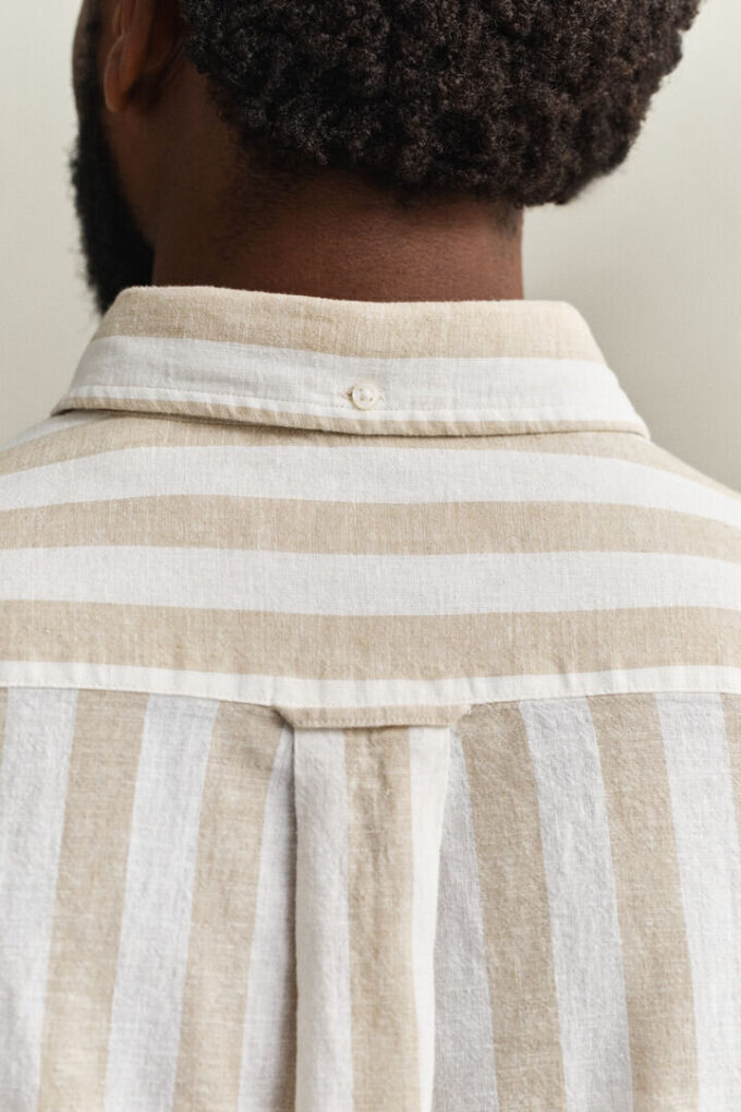 Striped Linen Blend Shirt Striped Linen Blend Shirt