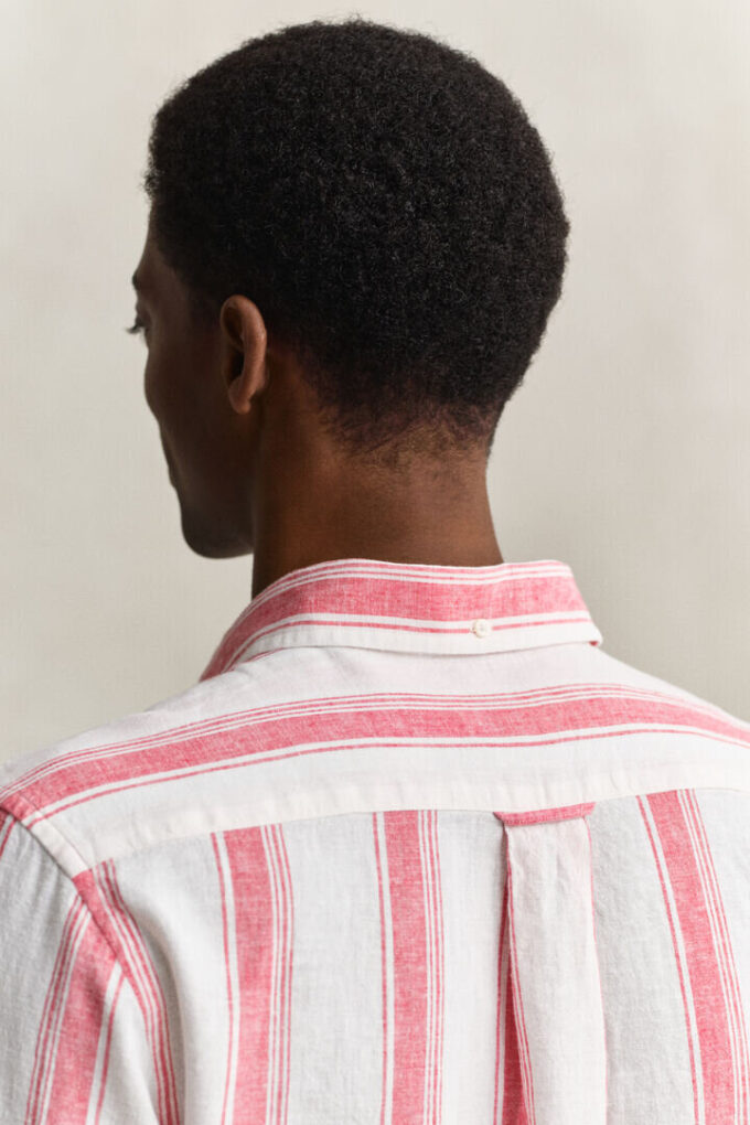 Striped Linen Blend Shirt Striped Linen Blend Shirt