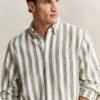 Striped Linen Blend Shirt Striped Linen Blend Shirt