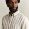 Striped Linen Blend Shirt Striped Linen Blend Shirt