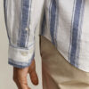 Striped Linen Blend Shirt Striped Linen Blend Shirt
