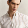 Striped Linen Blend Shirt Striped Linen Blend Shirt