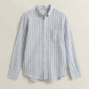Striped Linen Blend Shirt Striped Linen Blend Shirt