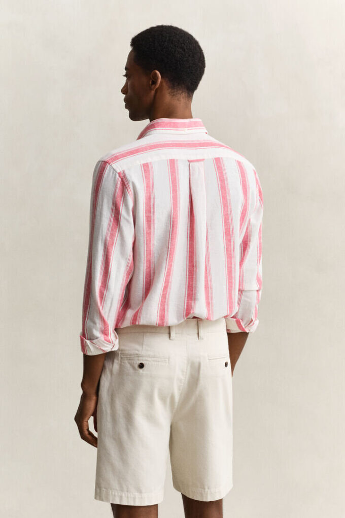 Striped Linen Blend Shirt Striped Linen Blend Shirt