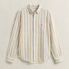 Striped Linen Blend Shirt Striped Linen Blend Shirt
