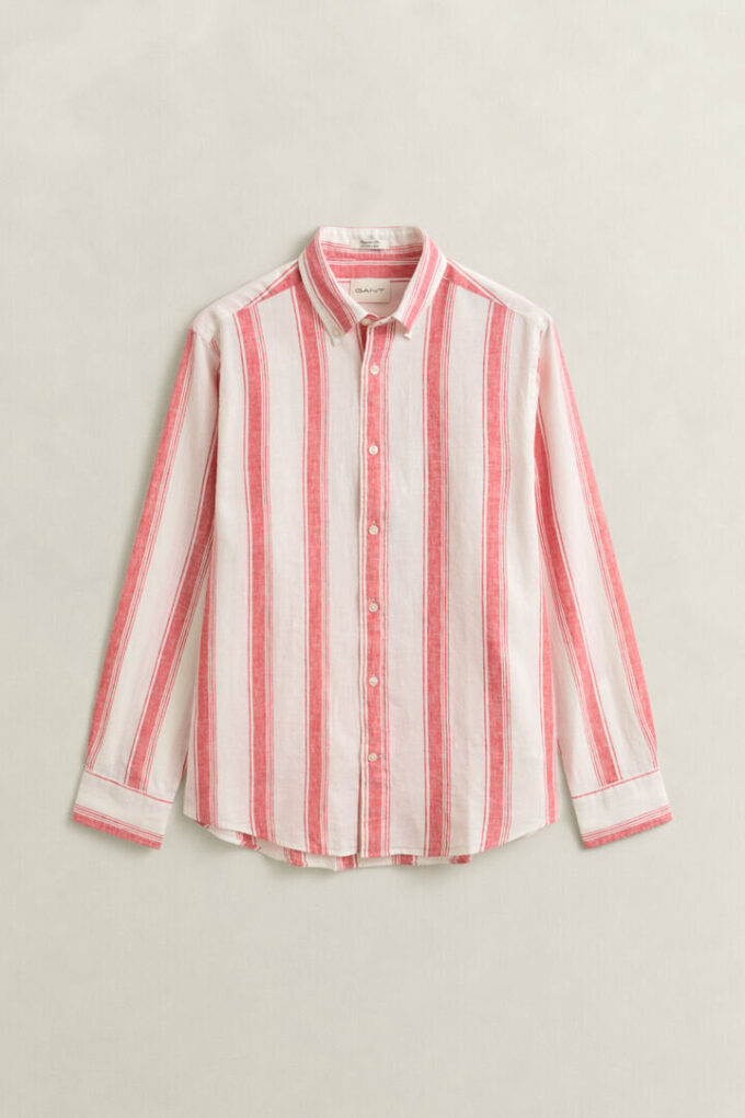 Striped Linen Blend Shirt Striped Linen Blend Shirt