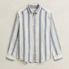 Striped Linen Blend Shirt Striped Linen Blend Shirt