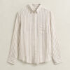 Striped Linen Blend Shirt Striped Linen Blend Shirt