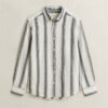 Striped Linen Blend Shirt Striped Linen Blend Shirt