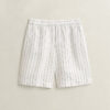 Striped Linen Blend Shorts Striped Linen Blend Shorts