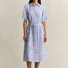 Striped Linen Shirt Dress Striped Linen Shirt Dress