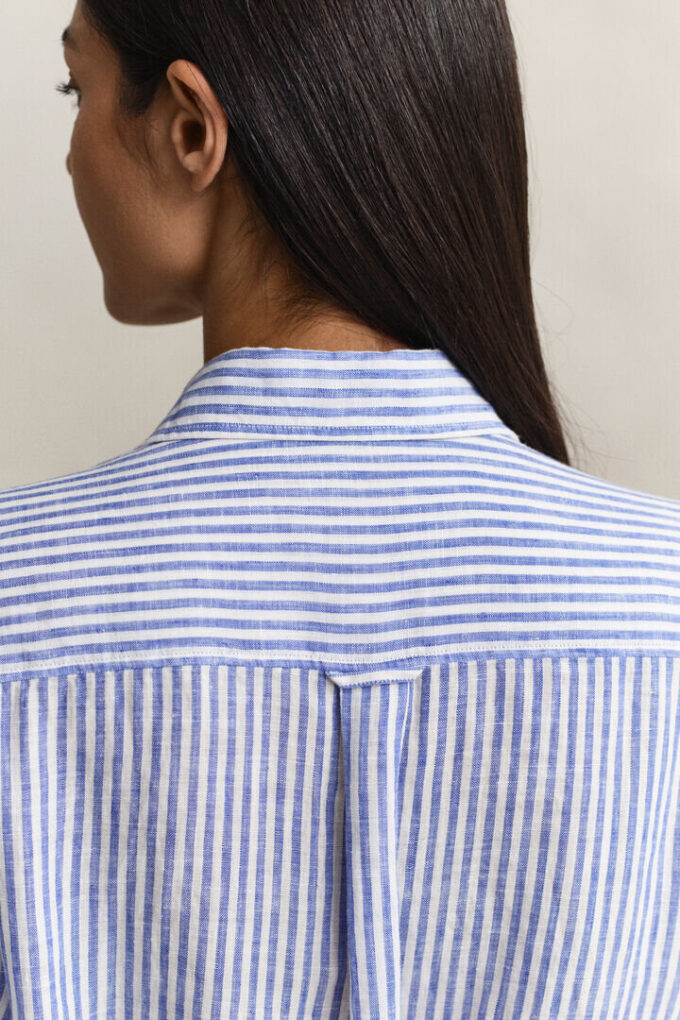 Striped Linen Shirt Dress Striped Linen Shirt Dress