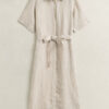 Striped Linen Shirt Dress
