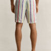 Striped Linen Shorts