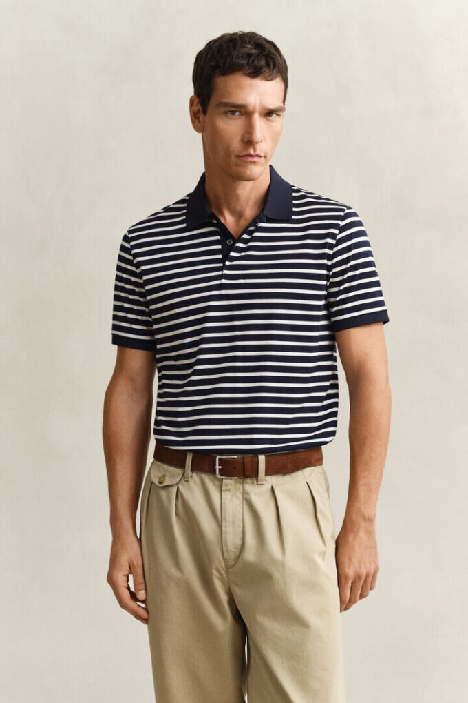 Striped Pima Cotton Polo Shirt Striped Pima Cotton Polo Shirt