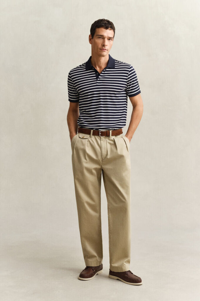 Striped Pima Cotton Polo Shirt Striped Pima Cotton Polo Shirt