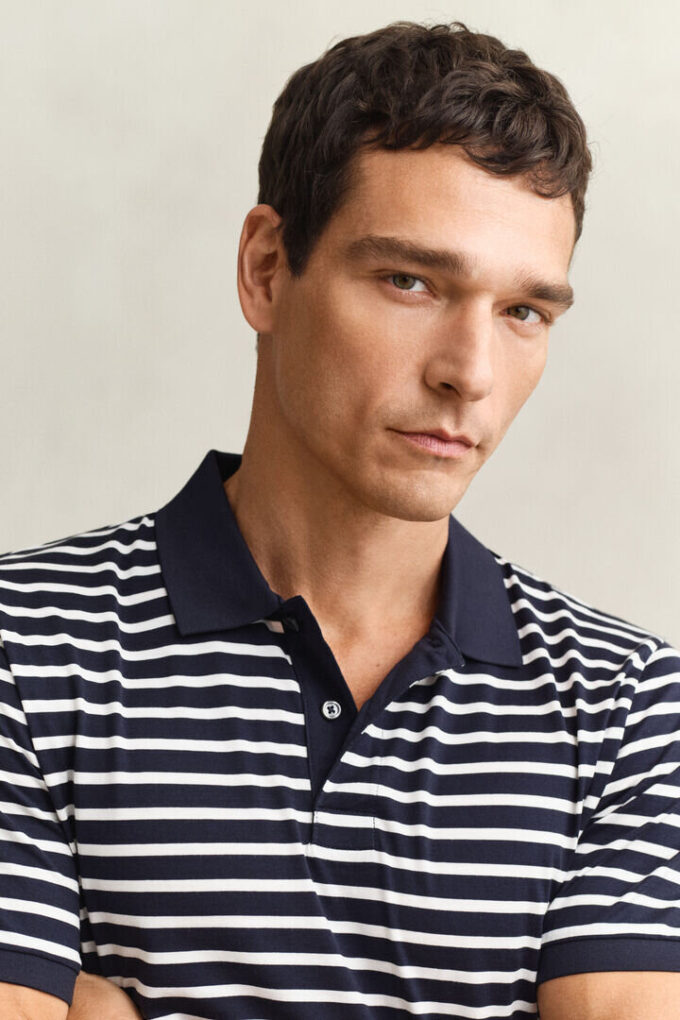 Striped Pima Cotton Polo Shirt Striped Pima Cotton Polo Shirt