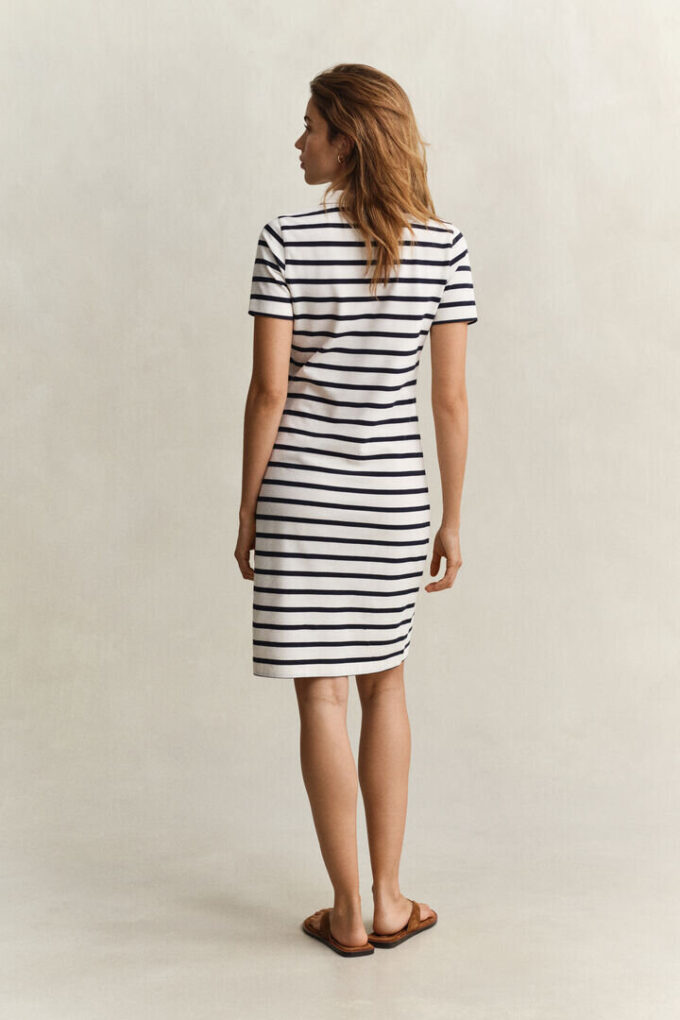Striped Piqua Polo Dress Striped Piqua Polo Dress