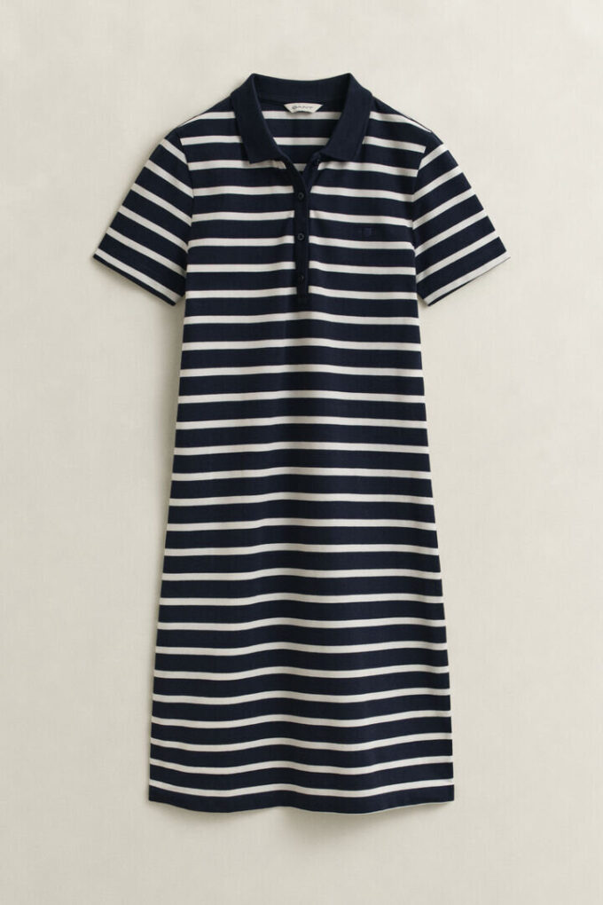 Striped Piqua Polo Dress Striped Piqua Polo Dress