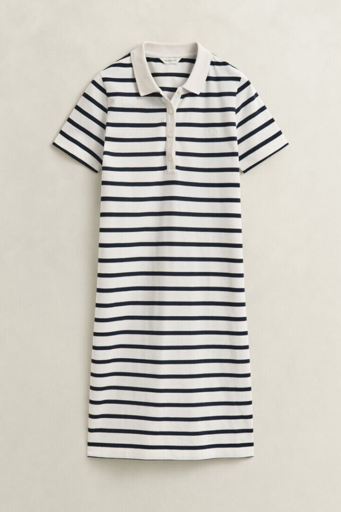 Striped Piqua Polo Dress Striped Piqua Polo Dress