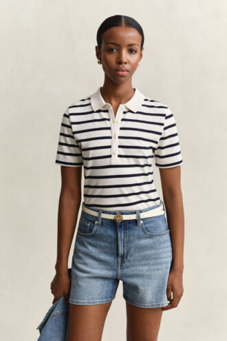 Striped Piqua Polo Shirt