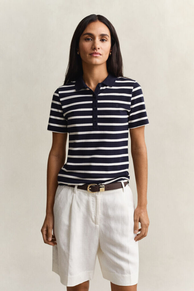 Striped Piqua Polo Shirt Striped Piqua Polo Shirt