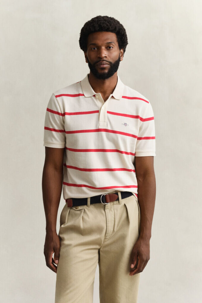 Striped Polo Shirt Striped Polo Shirt