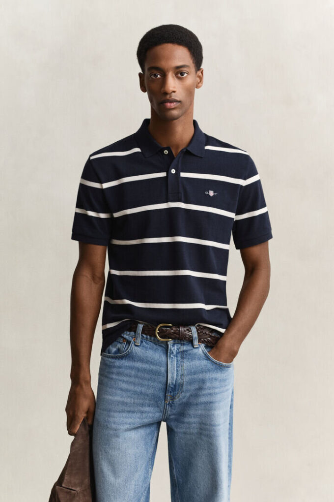 Striped Polo Shirt Striped Polo Shirt