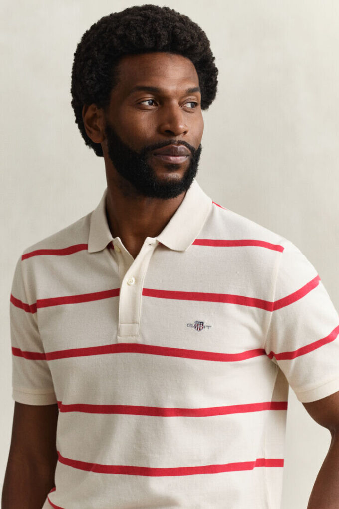 Striped Polo Shirt Striped Polo Shirt